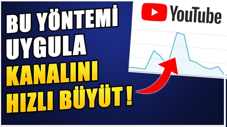 Youtube Kanalı Büyütme Yolları - Uygula Kanalın Büyüsün!
